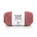 Lion Brand Yarn, Tom Daley Made with Love The Cottony One Yarn for Crocheting, Knitting, and Crafts, Red Red Wine, 1 Pack | Tom Daley Made With Love Cotton, Acrylic Yarn for Knitting, Crochet, Crafts, Worsted Fiber for Soft Blankets, Hats, Sweaters - colo