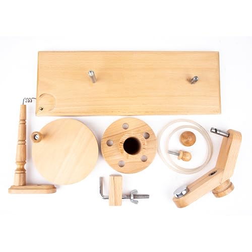 Ayan Handicraft Well Crafted Yarn Swift and Ball Winder Combo - Yarn Cake Winder, Yarn Winder and Swift, Yarn Winder Large Capacity (Beachwood Winder Only) - color: Beachwood Winder Only