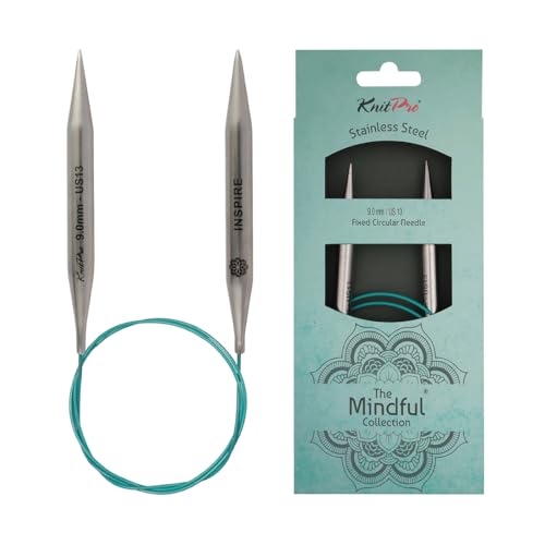 KnitPro The Mindful Collection Fixed Circular Needles 16" (40cm) | US Size 13 (9mm) - size: US 13 (9mm)
