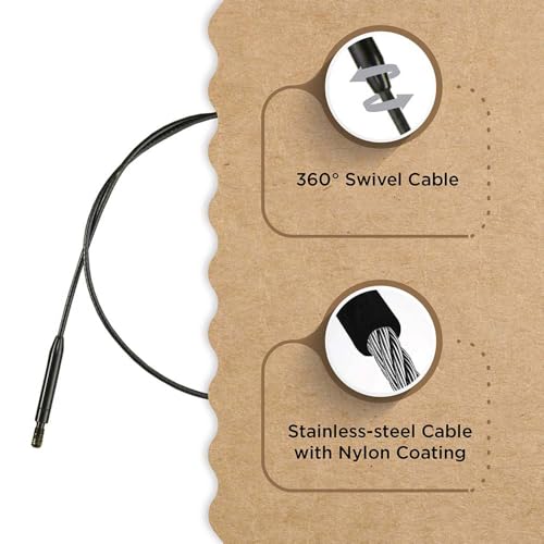 Knitter’s Pride 360° Swivel Cable - 56 cm Length - size: 80cm