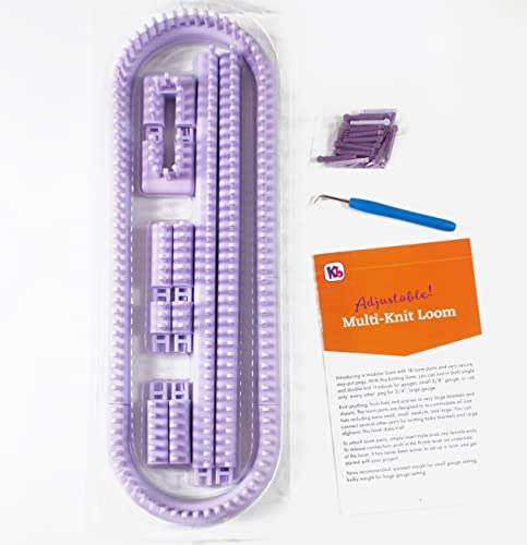Authentic Knitting Board Multi-Knit Loom with Large Pegs