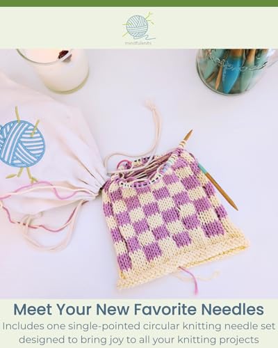 mindfulknits Zen Circular Knitting Needles - US 13, 9mm -16 Inch Length - Premium Beech Wood with Ombre Glossy Finish - Smooth Glide for All Projects - Teal - size: 9mm Teal