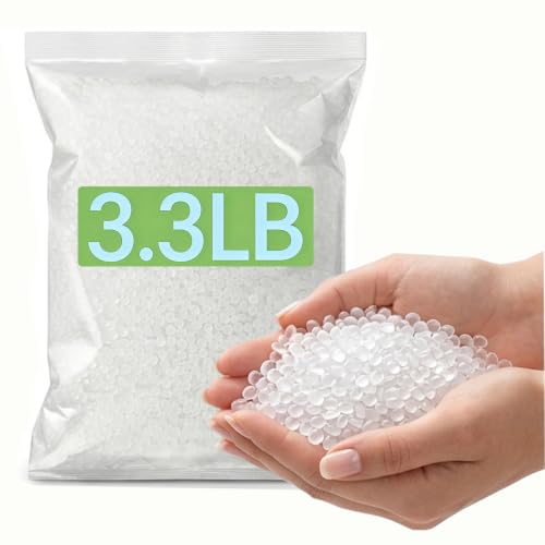 3.3 lb Polypropylene Pellets Weighted Stuffing Beads, Bean Bag Filler Beads | Weighted Filler Beads for Dolls, Blankets, Crafts, Pillows, Cushions - size: 3.3 LB