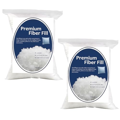 Bupete 10.5oz/300g Polyfill Stuffing, Stuffings for Stuffed Animals | (1.8oz~4.18lb) Stuffing for Crochet Animals, Crochet Stuffing, Fiber Filling Stuffings, Stuffings for Stuffed Animals - color: White 10.5oz