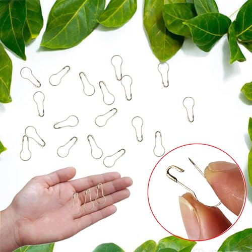500pcs Bronze Bulb Pins 0.8" Gourd Safety Pins for Craft Projects, Home Accessories - color: Bronze