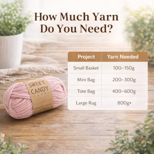 T-Shirt Yarn for Crochet Bags and Shoes, 100g Thick Fabric Yarn for Slippers, Sandals, Handbags, Soft Washable for DIY (08 Denim Blue) - color: 08 Denim Blue