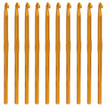 Bivethoi Aluminum Crochet Hook 6mm, 20 Pcs | Knitting Needles, Bulk Set, For Craft Yarn, For Beginners - size: 6mm