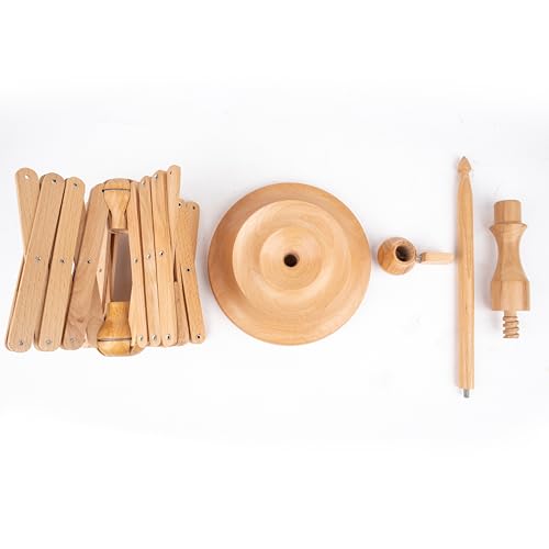 Ayan Handicraft Well Crafted Yarn Swift and Ball Winder Combo - Yarn Cake Winder, Yarn Winder and Swift, Yarn Winder Large Capacity (Beachwood Swift Only) - color: Beachwood Swift Only