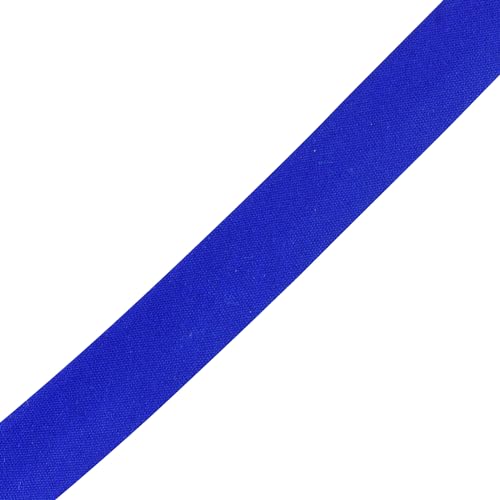 Mandala Crafts 55 Yds 5/8 Inch Blue Double Fold Bias Tape for Sewing | Machine Washable Binding Tape for Quilting, Hemming, Seams, Fabric Piping, All Fabrics & Denim, Indoor & Outdoor - color: Blue, size: 5/8 Inch 55 Yards