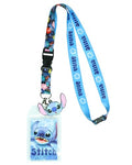 Disney Lilo and Stitch Tropical Breakaway Lanyard ID Badge Holder with 2" Rubber Charm