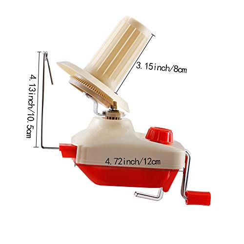 BUTUZE Yarn Winder, Ball Winder for Crocheting, Manual Yarn Ball Winder, Quick Install Efficient Yarn Ball Maker Tool for Crafting Enthusiasts - size: 53 PCS
