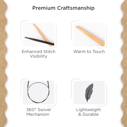 Knitter’s Pride Day & Nite Fixed Circular Needle 16""(40cm) - US 1(2.25mm) - size: 2.25mm