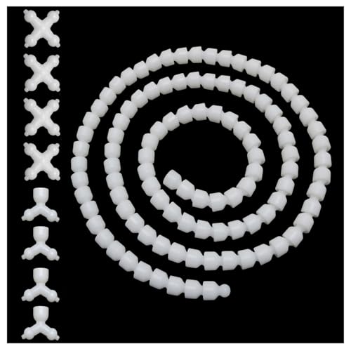 XGNG 1 Set White Pastic Toy Skeleton 9.5mm Doll Ball Socket Joint for Specimen Preparation Stuffed Animals DIY Crafts