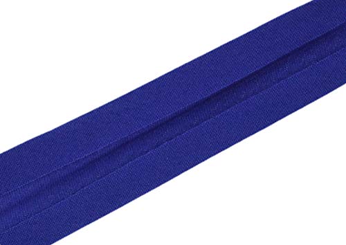 Mandala Crafts 55 Yds 1/2 Inch Blue Double Fold Bias Tape for Sewing | Machine Washable Binding Tape for Quilting, Hemming, Seams, Fabric Piping, All Fabrics & Denim, Indoor & Outdoor - color: Blue, size: 1/2 Inch 55 Yards
