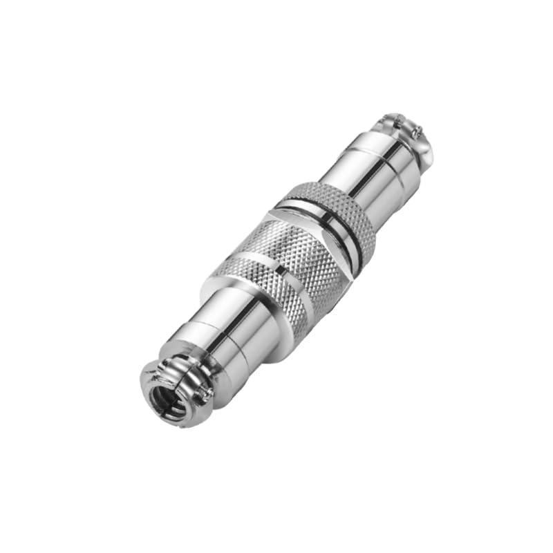 5Set GX16 7pin Male+Female Combination Aviation Plug Socket Connector,Panel Mounted Metal Circular Adapter Thread Locking,4A/125V,16mm,Welded,for Electrical and Electronic Connections - size: 7Pin