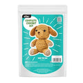 Bucilla Complete Crochet Kit, Dion The Dog, 5" - color: Dion the Dog