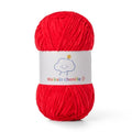 Skinny Chenille Yarn for Crocheting,Baby Yarn for Crocheting Soft,3.5 oz/218.7 yds Fingering Weight Velvet Yarn,Fluffy Amigurumi Yarn for Baby Blankets/Clothes&Crafts(Red) - color: Red