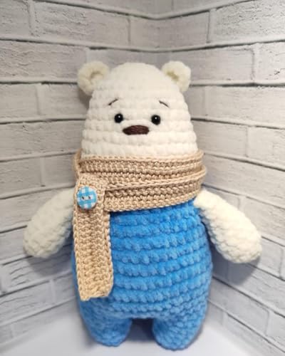 1 Skein/Pack Himalaya Dolphin Baby Chenille Yarn, Each Ball 100 gr (3.5 oz), 120 m (132 Yards), 100% Polyester, Super Bulky Baby Blanket Velvet Amigurumi Yarn, 80321 - Navy Blue - color: 80321 - Navy Blue