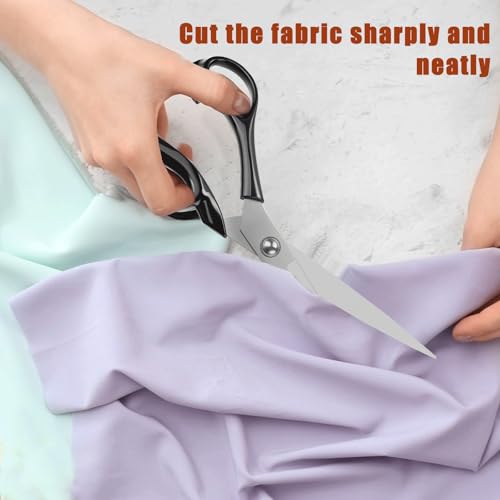 10Inch fabric scissors with protective cover,for Tailor Office Home | Ideal for Quilting, All Purpose Duty Fabric Scissors