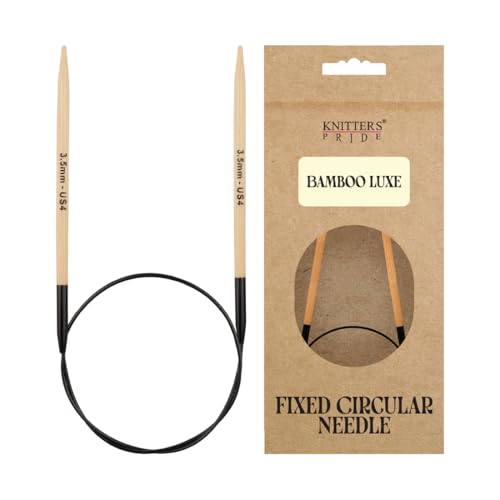 Knitter’s Pride Bamboo Luxe Fixed Circular Needle 24""(60cm) - US 4(3.5mm) - size: 3.50mm