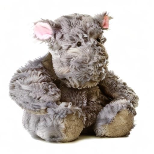 Aurora® Snuggly Tubbie Wubbies™ Hippo Stuffed Animal - Comforting Companion - Imaginative Play - Gray 12 Inches - style: Plush
