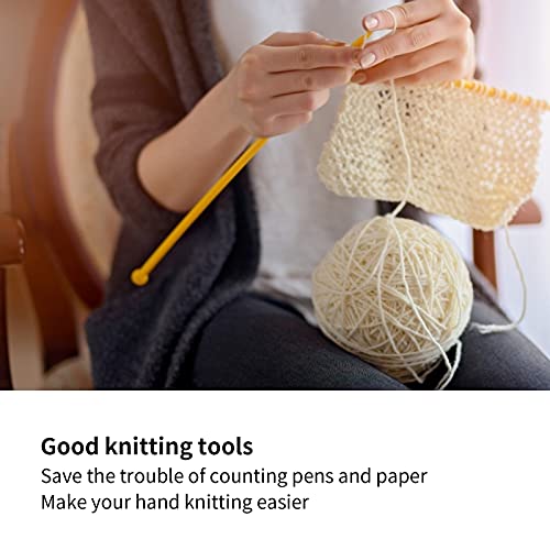 Plastic Knit Counter Knitting Crochet Stitch Marker Row Ring Sewing Tool Craft Accessories Two Color(One SET)