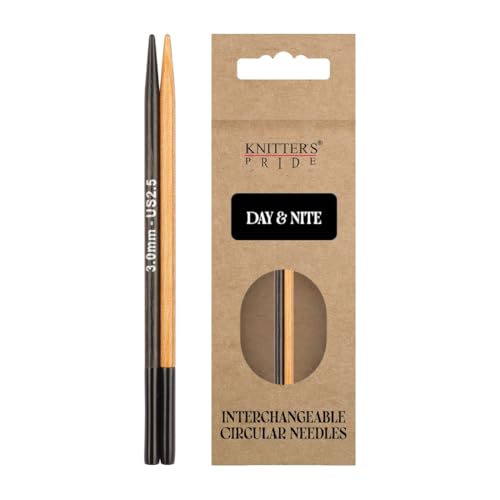 Knitter’s Pride Day & Nite Interchangeable Needle 5""(13cm) - US 2.5(3mm) - size: 3.00mm