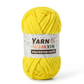 Golden Yellow Soft Chenille Yarn for Crocheting, Fluffy Chunky Crochet Yarn for Baby Blanket, (3.52oz/131yds) Fuzzy Velvet Yarn for Amigurumi&DIY Puzzle、Crafts、Scarf - color: Golden Yellow