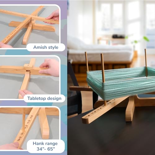 JubileeYarn Amish Style Bamboo Yarn Winder Swift - 1 Swift - color: Amish Swift, size: 1 Unit