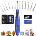 Light Up Crochet Hooks Set, 12 Sizes Counting Crochet Hook with Light | Portable Lighted Crochet Hook Set, All-in-One Crochet Hooks with Stitch & Row Counter, Crochet Gift for Family, Friends - size: 12 Size