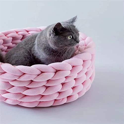 Moon Waves Chunky Yarn for Arm Knitting Crochet Making Blanket Pets House (Pink) - color: Pink