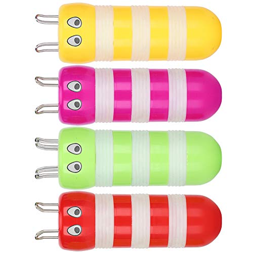 4Pcs Spool Knitter, DIY Knitting Spool Household DIY Knitting Blister Card Bee Rope Accessory Winding Tool Doll Maker Carfts Knitter Doll Loom Maker Craft Tool for Starter Beginner