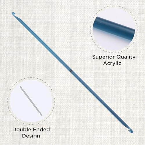 KnitPro Trendz Double-Ended Crochet Hook | US Size I (5.5mm) - size: US Size I (5.5mm)