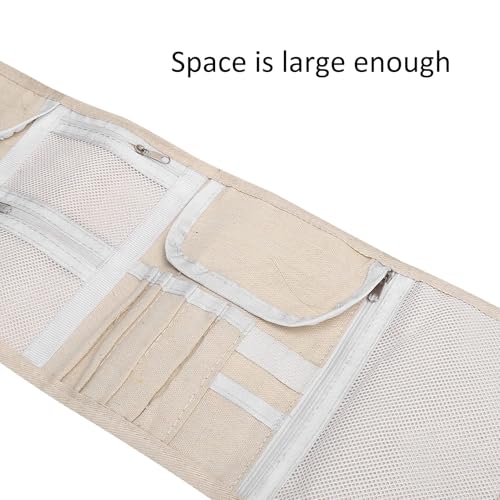 Pssopp Knitting Needles Holder Case Rolling Organizer Knitting Needle Storage Zipper Bag for Straight and Circular Knitting Needles Accessories(Owl)