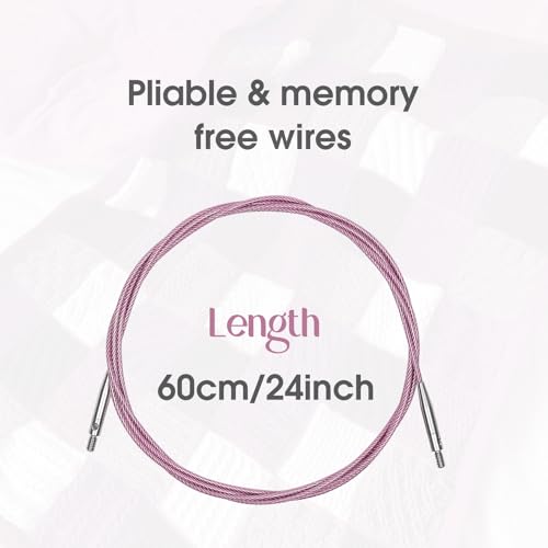 Tunisian Crochet Hook N-15 (10mm), 6-Inch Interchangeable Hook with Cable | Smooth Aluminum Hook / 360° Swivel Cable / Flexible No-Memory Cable / Tunisian Projects - size: US N-15 (10.0mm)
