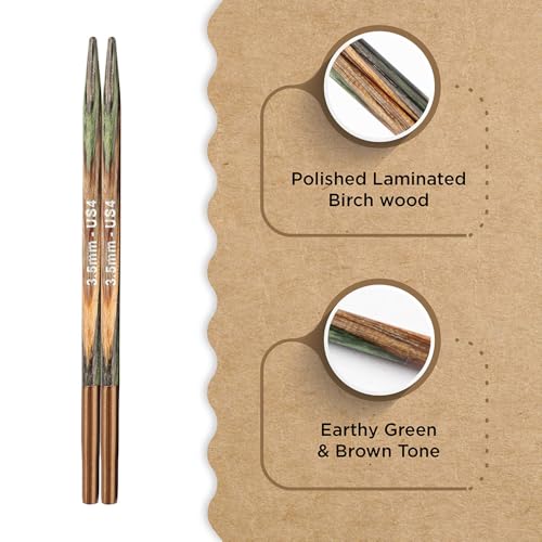 Knitter’s Pride Terra Interchangeable Needle 4""(10cm) - US 4(3.5mm) - size: 3.50mm
