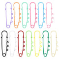 26pcs Safety Pin Brooch, Colorful Brooch Pins with Loops for Crafts