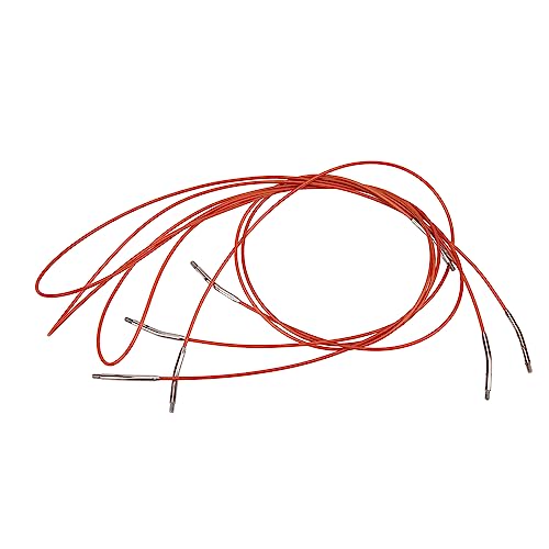 Red Circular Knitting Needles Interchangeable Knitting Needles Detachable Circular Interchangeable Knitting Needles Crochet Kit with Various Sizes for Gift or Crochet Sweater Knitting Needles