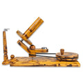 Yarn Winder – Large Capacity 16 oz Solid Wooden Yarn Winder for Knitting & Crocheting, Handcrafted Heavy-Duty Natural Wood Ball Winder, Smooth Tabletop Yarn Cake Maker Tool