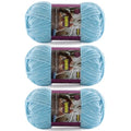 Chunky Chenille Yarn for Crocheting - 3x100g/3.5oz Baby Blanket Yarn for Crocheting Soft - 262 Yards Fluffy Thick Plush Yarns for Knitting Blankets Amigurumi (3, Sky Blue) - color: Sky Blue