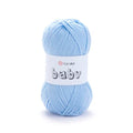 YarnArt Baby 100% Acrylic Knitting Yarn – 50g (150m) | Ultra-Soft & Lightweight | Baby & Kids’ Sensitive Skin Safe | Durable & Easy to Work with | Perfect for Knitting & Crochet (Baby, 215) - color: Baby Blue, style: Baby