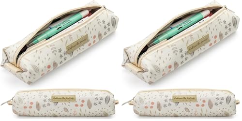Mr. Pen- Cute Pencil Case Pouch, Boho Design, Multipurpose Canvas Bible Pencil Pouch (Pack of 2) - color: Boho, size: 2 Pack