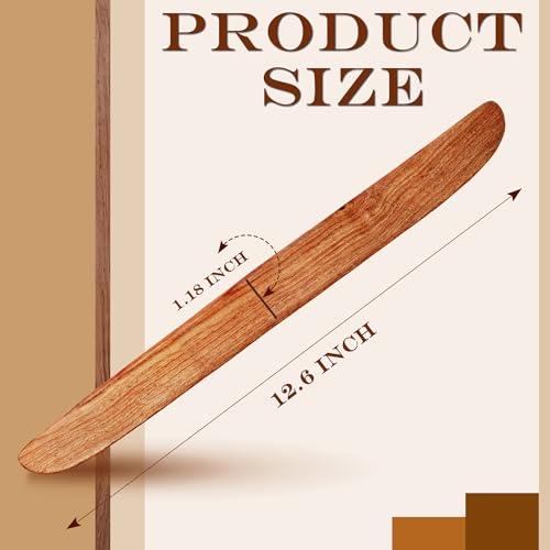 Savina Wooden Shed Stick for Weaving Loom - 12.6in Long, Pick Up Stick, Wood Bobbin, Sword, Knitting Handmade, DIY Craft Accessories (1Pcs)