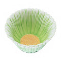 WAIT FLY Green Daisy Ceramic Rice/Salad/Soup/Dessert/Cream Soup Bowls - color: Daisy