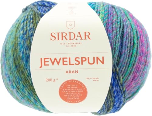 Sirdar Jewelspun Aran - Midnight Sapphire (853) - 200g - color: Midnight Sapphire