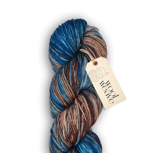 Woolweave Worsted Weight Yarn - 100% Extrafine Merino Wool Yarn for Knitting & Crocheting - Hand Dyed, Ultra-Soft & Warm - 100g Skein, 180 Yards - Machine Washable - color: Cabin in the Woods