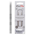 KnitPro Stelo Lace Interchangeable Tips 4" (10cm) | US Size 4 (3.5mm) - size: US Size 4 (3.5mm)