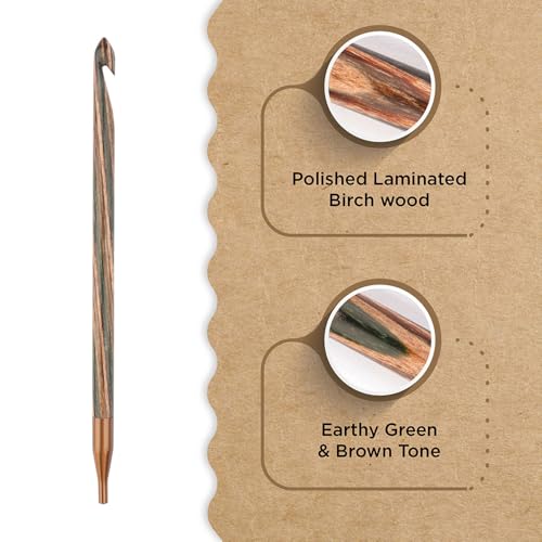 Knitter’s Pride Terra Afghan/Tunisian Crochet Hook – US Size K (6.5mm) - size: 6.50mm