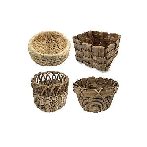 Traditional Craft Kits - Beginner Basket Kit - Set of Four: Coil, Plaited, Twined, Wicker