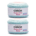 Caron Colorama Halo Cake Ombre Yarn for Crocheting, Rose Garden, 2-Pack | #5 Bulky Yarn, 71% Acrylic 18% Nylon 11% Polyester, Ombre Yarn Cake for Crochet & Knitting, 481 Yards, 227g/8oz per skein - color: ROSE GARDEN